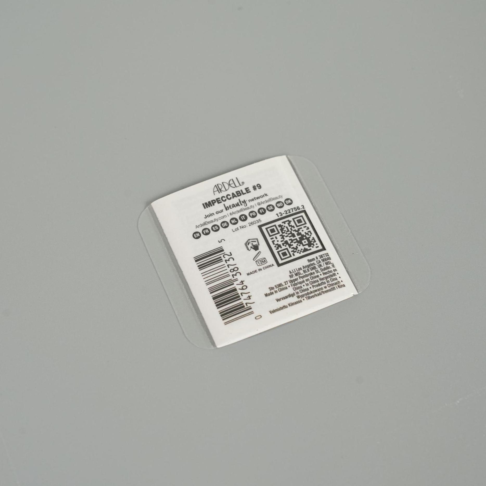 folding label