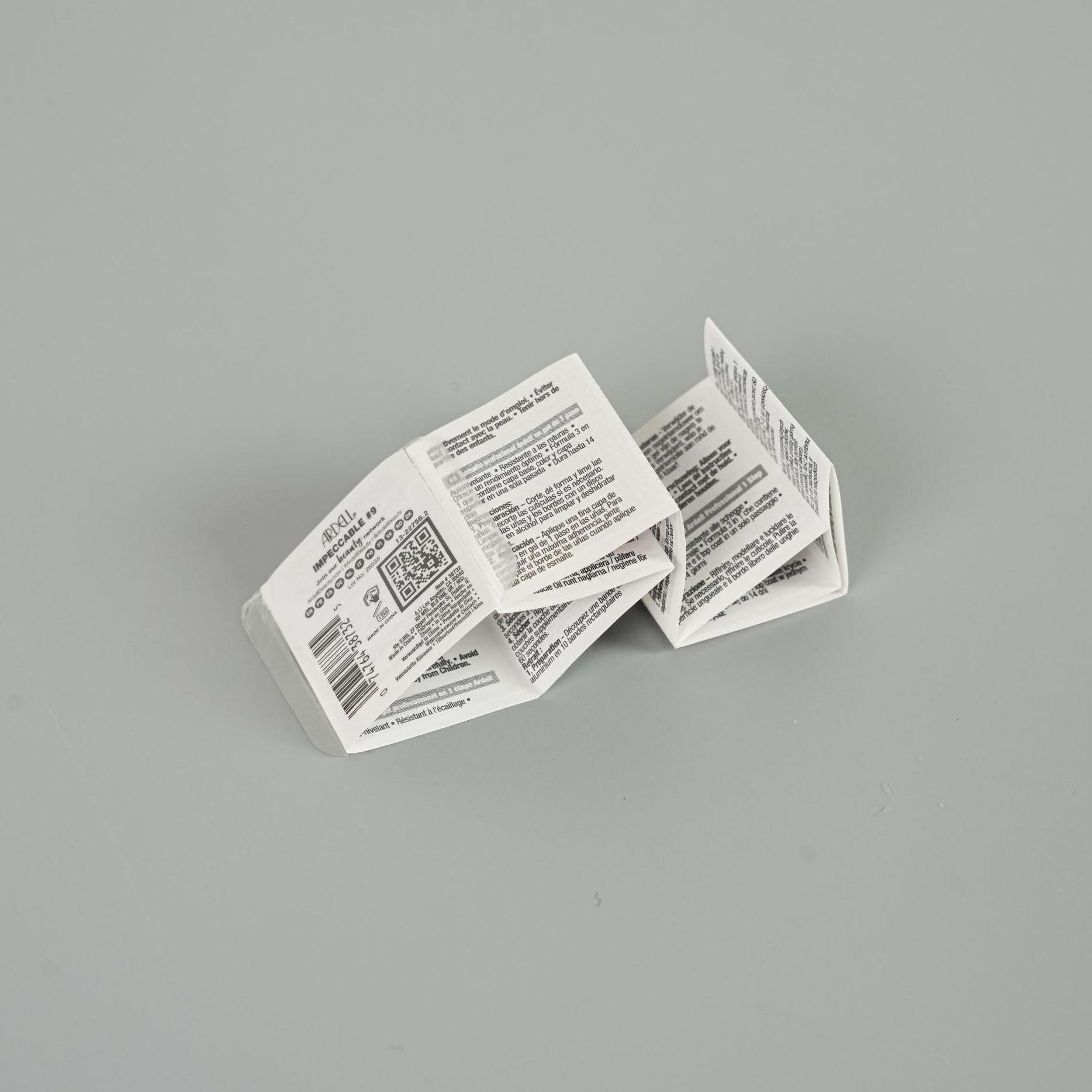 folding label