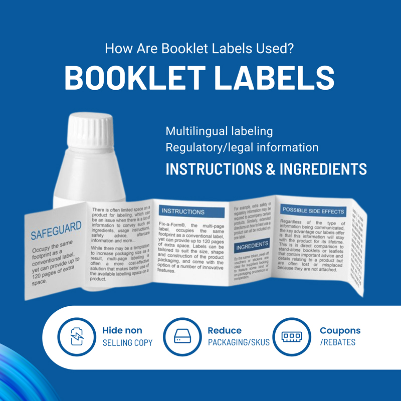 JINXIN Labels: How Booklet Labels Add More Information to Small Product Packaging